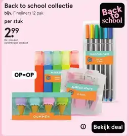 Etos Back to school collectie aanbieding