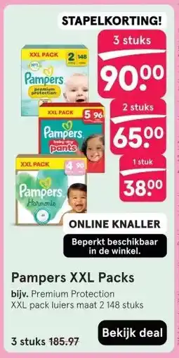 Etos Pampers XXL Packs aanbieding