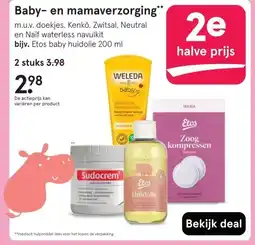 Etos Baby- en mamaverzorging** aanbieding