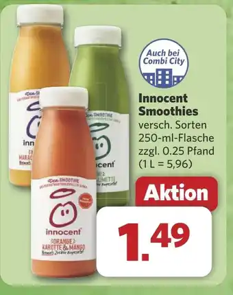 Combi Innocent Smoothies aanbieding