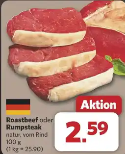 Combi Roastbeef oder Rumpsteak aanbieding