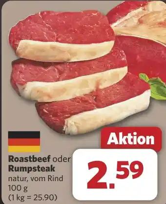 Combi Roastbeef oder Rumpsteak aanbieding