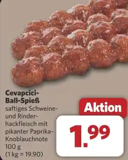 Combi Cevapcici- Ball-Spieß aanbieding