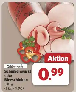 Combi Schinkenwurst oder Bierschinken aanbieding
