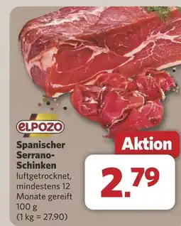Combi Spanischer Serrano- Schinken aanbieding