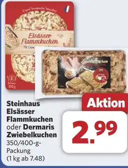 Combi Steinhaus Elsässer Flammkuchen oder Dermaris Zwiebelkuchen aanbieding