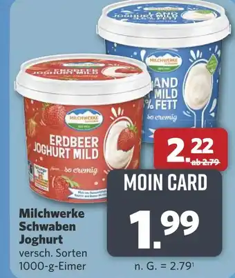 Combi Milchwerke Schwaben Joghurt aanbieding