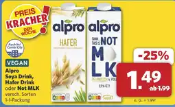 Combi Alpro Soya Drink, Hafer Drink oder Not MLK aanbieding