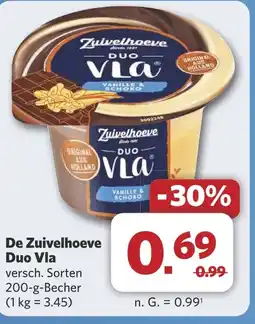 Combi De Zuivelhoeve Duo Vla aanbieding