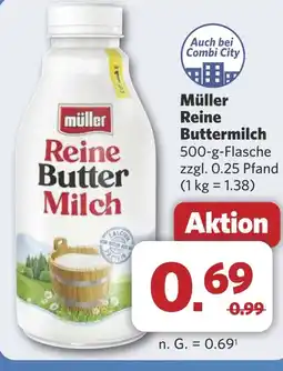 Combi Müller Reine Buttermilch aanbieding