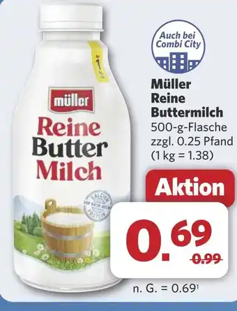 Combi Müller Reine Buttermilch aanbieding