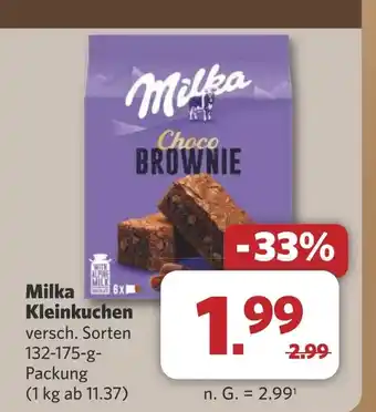 Combi Milka ALPINE MILK Kleinkuchen aanbieding