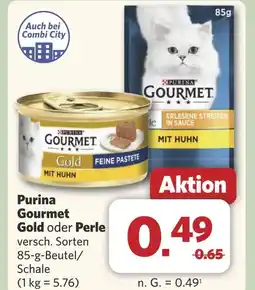 Combi Purina Gourmet Gold oder Perle aanbieding