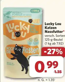 Combi Lucky Lou Katzen Nassfutter* aanbieding