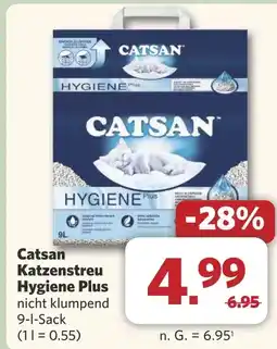 Combi Catsan Katzenstreu Hygiene Plus aanbieding