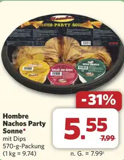 Combi Hombre Nachos Party aanbieding