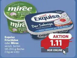 Combi Exquisa Frischkäse oder Miree aanbieding
