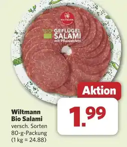 Combi Wiltmann Bio Salami aanbieding