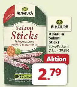 Combi Alnatura Salami Sticks aanbieding
