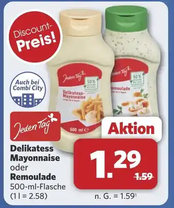 Combi Delikatess Mayonnaise oder Remoulade aanbieding