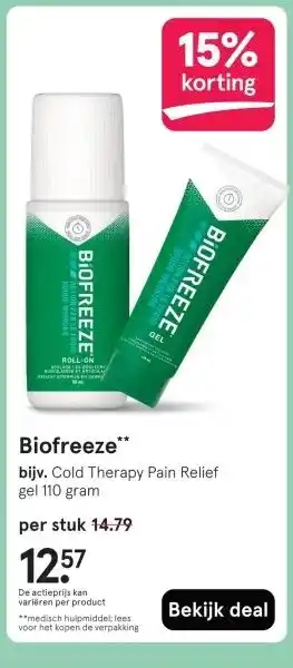Etos Biofreeze** aanbieding