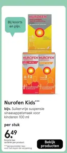 Etos Nurofen Kids*** aanbieding