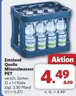 Combi Emsland Quelle Mineralwasser PET aanbieding