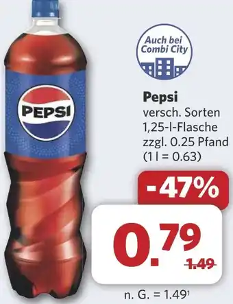 Combi Pepsi aanbieding