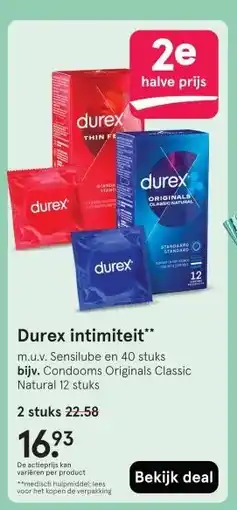 Etos Durex intimiteit aanbieding