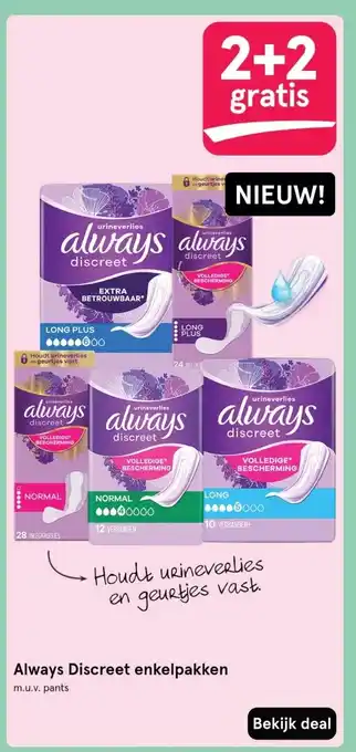 Etos Always Discreet enkelpakken aanbieding
