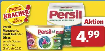 Combi Persil Megaperls, Kraft Gel oder Discs aanbieding
