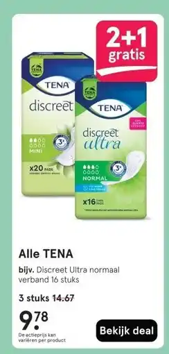 Etos Alle TENA aanbieding