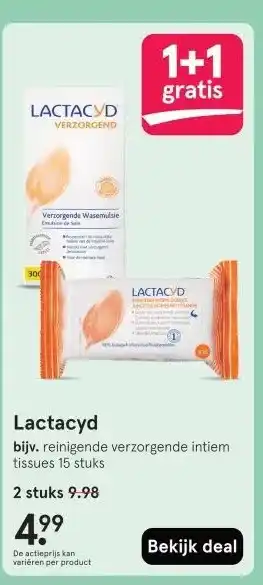 Etos Lactacyd aanbieding