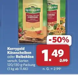 Combi Kerrygold Käsescheiben oder Reibekäse orsch. Sorten aanbieding