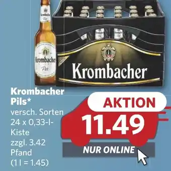 Combi Krombacher Pils* aanbieding