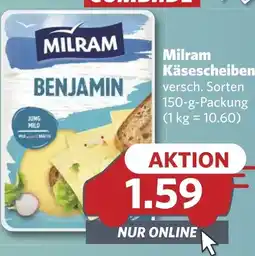 Combi Milram Käsescheiben aanbieding