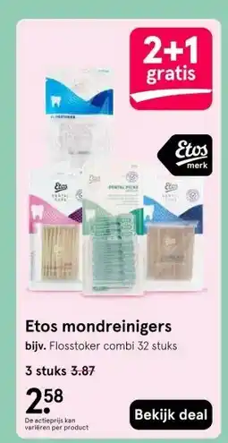 Etos Etos mondreinigers aanbieding