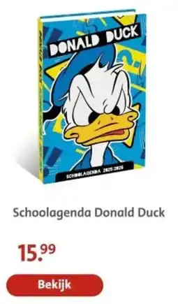 Bruna Schoolagenda Donald Duck aanbieding