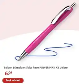 Bruna Balpen Schneider Slider Rave Power Pink XB Colour aanbieding