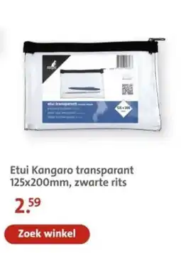 Bruna Etui Kangaro transparant aanbieding