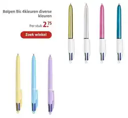 Bruna Balpen Bic 4kleuren aanbieding