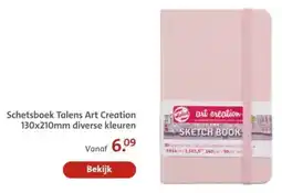 Bruna Schetsboek Talens Art Creation aanbieding