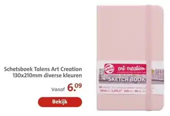 Bruna Schetsboek Talens Art Creation aanbieding