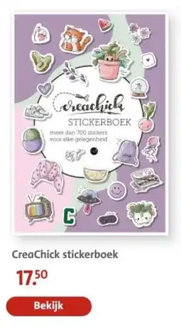 Bruna CreaChick stickerboek aanbieding