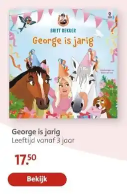 Bruna George is jarig aanbieding