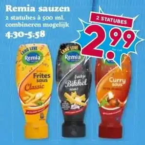 Boon`s Markt Remia sauzen aanbieding