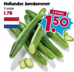 Boon`s Markt Hollandse komkommer aanbieding