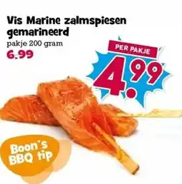 Boon`s Markt Vis Marine zalmspiesen gemarineerd aanbieding