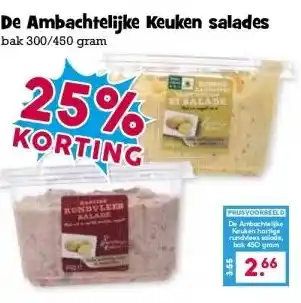 Boon`s Markt De Ambachtelijke Keuken salades aanbieding