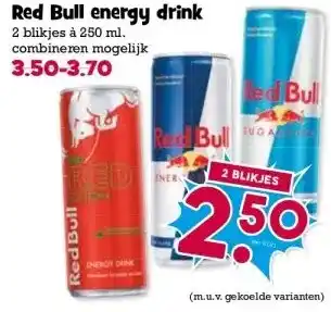 Boon`s Markt Red Bull energy drink aanbieding